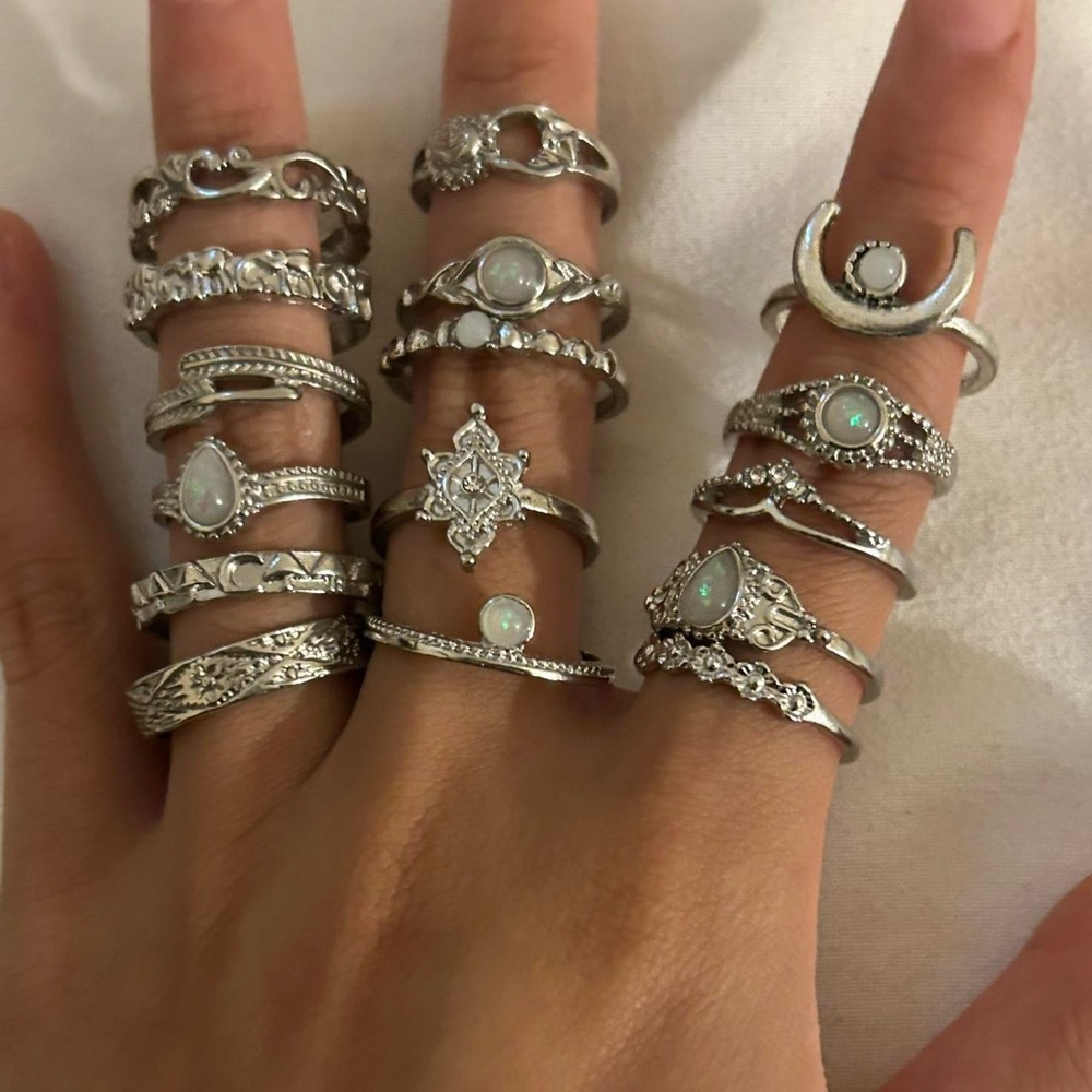 Silver rings